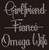 Girl Friend Fiance (crossed) Omega Wife - Custom Rhinestone Transfer