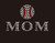 Baseball  Mom (2 lines) McCabe Rhinestone Transfer