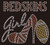 Redskins girl heel Football Rhinestone transfer Redskins girl heel Football Rhinestone transfer