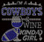 Cowboys Wine Kinda Girl Football Rhinestone Transfer 