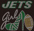 Jets girl heel custom Rhinestone transfer Jets girl heel custom Rhinestone transfer