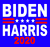 BIDEN HARRIS 2020 stars (Red and White) Vinyl Transfer