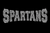 Spartans Mascot Rhinestone Transfer Iron On