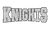 Knights Mascot Rhinestone Transfer Iron On