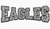 Eagles Mascot Rhinestone Transfer Iron On