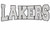 LAKERS Mascot Rhinestone Transfer Iron On