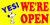 YES WE'RE OPEN (Snoopy) - Banner YES WE'RE OPEN (Snoopy) - Banner