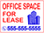 OFFICE SPACE FOR LEASE