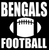 (2 Qty)BENGALS Football with FOOTball - DTF Transfer