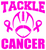(2 Qty) TACKLE CANCER football awareness DTF Transfer