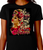 She has fire in her soul & Grace in her Heart (Red Flower) Afro Lady - DTF transfer