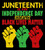 (2 Qty) Juneteenth Independence day Black lives matter 3 Fists - DTF transfer
