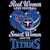 (2 Qty) Real Women Love Football Smart Women Love TITANS - custom sports DTF transfer