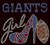 GIANTS girl Heel Football - custom Rhinestone transfer GIANTS girl Heel Football - custom Rhinestone transfer