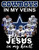 (2 qty) Cowboys in my Veins Football Team COWBOYS Jesus in my Heart - custom sports DTF transfer