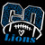 (2 Qty) GO Lions - custom sports DTF transfer
