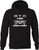 One Stop Gear mens womens Classic Hooded Black Sweatshirt