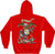 Marine Corps Hooded Sweat Shirt Eagle Red Sweatshirt Hoodie DTF