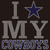 I Love my COWBOYS - custom Rhinestone Transfer I Love my COWBOYS - custom Rhinestone Transfer