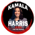 (2 qty) KAMALA HARRIS 2024 for the people Round Button - custmo DTF transfer