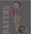 RAVENS Betty Boop - custom Rhinestone Transfer