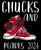 (2 qty) Chucks & Pearls 2024 Red shoes with heart shape Sun glasses - custom DTF transfer