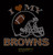 I Love my BROWNS Helmet - custom Rhinestone Transfer I Love my BROWNS Helmet - custom Rhinestone Transfer