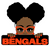(2 Qty) BENGALS Puff Girl - custom Football sports DTF transfer