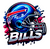 (2 qty) BILLS Helmet FOOTBALL (new) SPORTS - custom DTF transfer