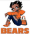 (2 qty) BEARS Betty Boop FOOTBALL SPORTS - custom DTF transfer 