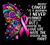 (2 Qty) Butterfly Breast Cancer is a Journey - custom DTF transfer