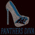 Panthers Diva Heel football Rhinestone Transfer