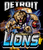 Detroit LIONS Player cartoon character - custom sports DTF transfer