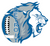 (2 Qty) Detroit LIONS face Football - custom sports DTF transfer (2 Qty) Detroit LIONS face Football - custom sports DTF transfer