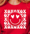 Smiley Face XOXOXO Valentine DTF transfer