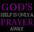 (fucshia) God's Help is only a Prayer Away Religious Rhinestone Transfers (fucshia) God's Help is only a Prayer Away Religious Rhinestone Transfers