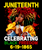 (2 Qty) Juneteenth girl celebrating Black Freedom - custom DTF transfer