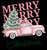 (2 Qty) Merry Merry Merry Christmas Pink DTF transfer