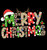 (2 Qty) Retro Merry Christmas DTF transfer