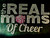 Real Moms of Cheer Mothers Day Rhinestone Transfer Iron on