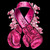 (2 Qty) Pink Glove Ribbion Cancer Awareness - Custom DTF transfer