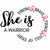 (2 Qty) She Is A Warrior Cancer Awareness - Custom DTF transfer