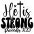 (2 Qty) He Is Strong - DTF transfer