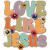 (2 Qty) Love Like Jesus Flower DTF transfer