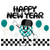 (2 Qty) Happy New Year Green Disco Ball DTF transfer