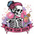 (2 Qty) Women Skeleton New Year 2026 DTF transfer