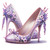 (2 Qty) Purple Flower Heels DTF transfer