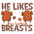 (2 Qty) He Likes My Turkey Breast DTF transfer