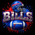 (2 Qty) Bills Helmet Foot Ball Custom DTF transfer