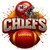(2 Qty) Chief Helmet Foot Ball Custom DTF transfer